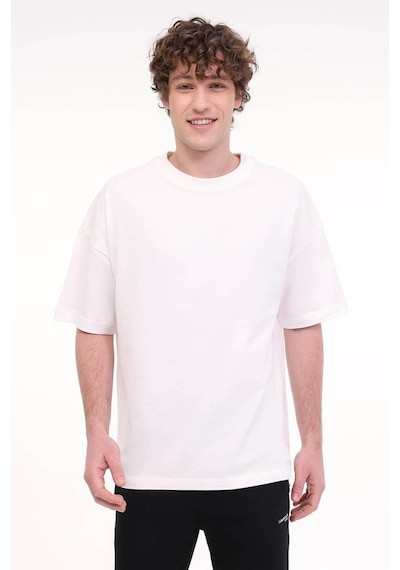 Lumberjack Mb Ssros 11hs113 6fx Kırık Beyaz Erkek T-shirt A102064506