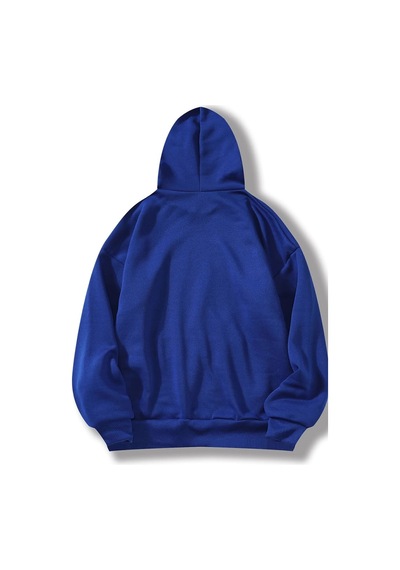 Uyguntarz Unisex Nope Baskılı Sweatshirt Mavi