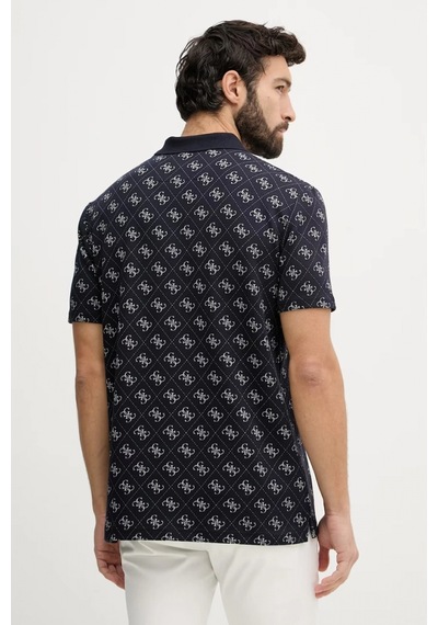 Guess Kısa Kollu Tamamı 4g Jakarlı Polo Yakalı Erkek Lacivert Polo T-shirt M6gp04k3073-fbdb Lacivert Guess Kısa Kollu Tamamı 4g Jakarlı Polo Yakalı Erkek Lacivert Polo T-shirt M6gp04k3073-fbdb Lacivert