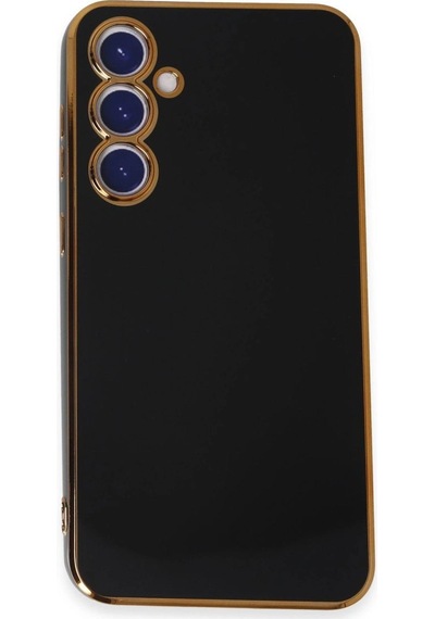 Samsung Galaxy Uyumlu , S23 Fe Kılıf Volet Silikon - Siyah