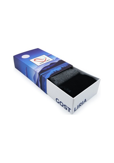 Gost Liria -premium Bambu Erkek Çorap Çok Renkli 3 Lü Özel Paket Çok Renkli