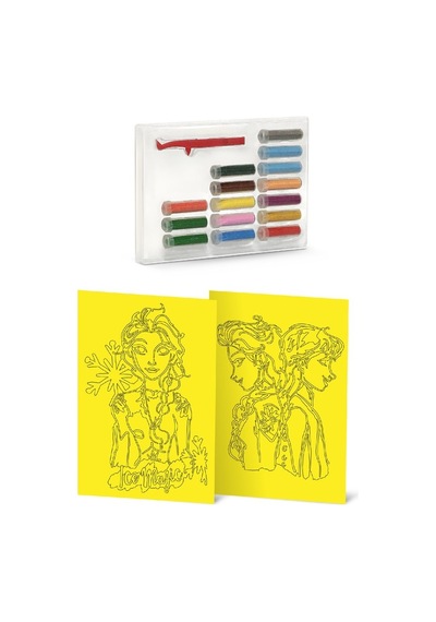 Eğitici Ve Eğlenceli Kum Boyama Seti-disney Frozen Ds-39