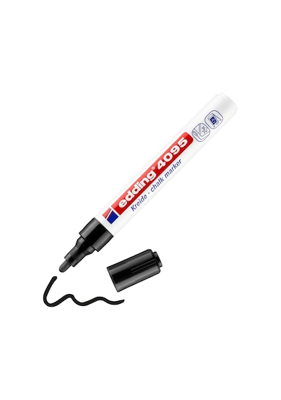 Edding 4095 Sıvı Tebeşir Markör Set 2-3 Mm Yuvarlak Uç 6'Lı