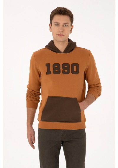 U.s. Polo Assn. Erkek Sweatshirt 50316359-vr233 Bisküvi