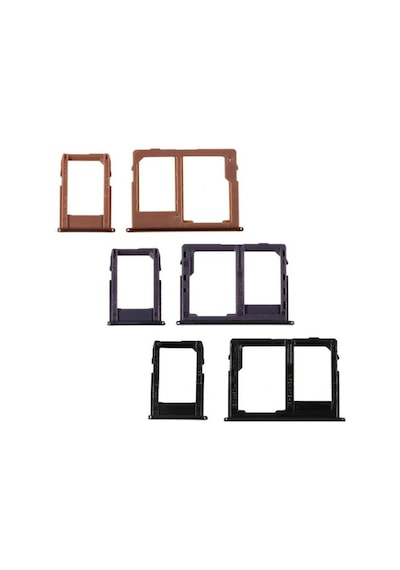Samsung Uyumlu Galaxy J6 Plus J610 Sim Kart Tepsisi Siyah