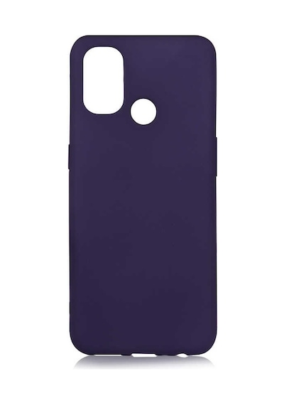 Noktaks - One Plus Uyumlu One Plus Nord N100 - Kılıf Mat Renkli Esnek Premier Silikon Kapak - Lacivert