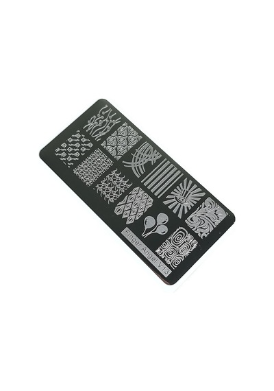 Nail Art Stamping Baskı Plakası Vv13