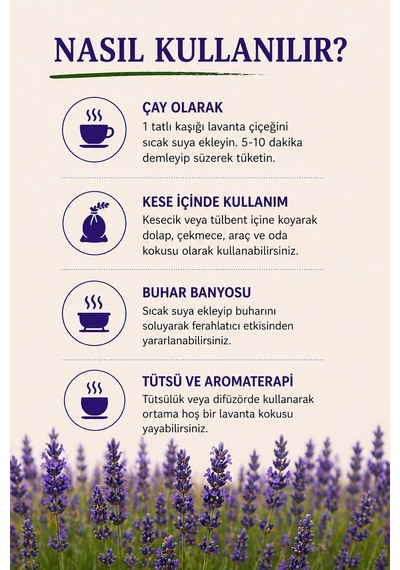 Lavanta Kuru Çiçeği 1 KG