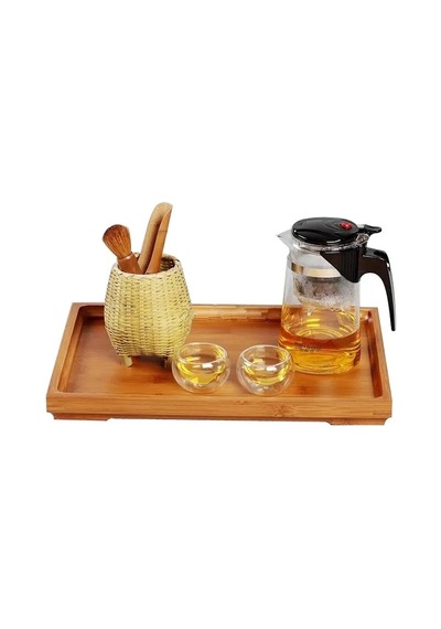 Jenerik Bambu Çok Amaçlı Düzenleyici Sunum Tepsisi 33 Cm X 22 Cm Royaleks-81287