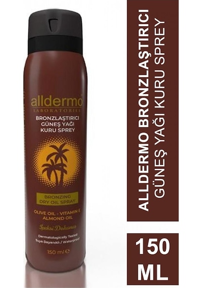Alldermo Bronzing Dry Oil Aerosol Sprey 150 ML