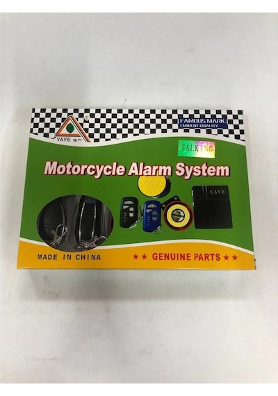 Motosiklet Alarm Seti + Çalıştırma, Konuşan Alarm Ya-Ye