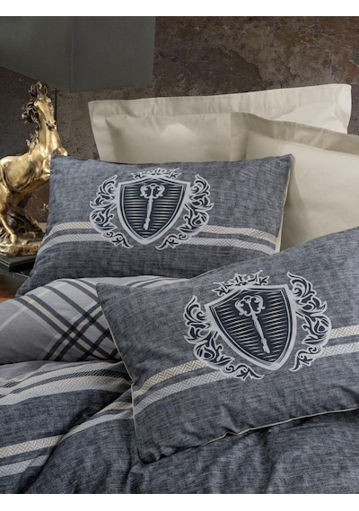 Cotton Box Masculine Çift Kişilik Nevresim Takımı Thor Bej