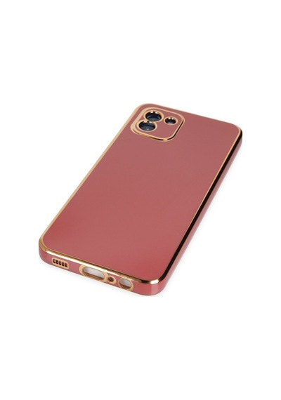 Samsung Galaxy Uyumlu A03 Kılıf Volet Silikon - Kırmızı Bz8683140424121