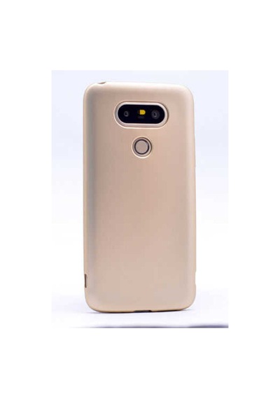 LG Uyumlu G5 Kılıf Zore Premier Silikon Kapak Gold