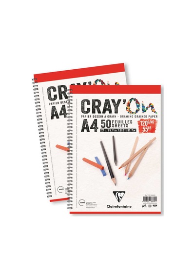 Cray-on Çizim Bloğu A5 120 G 50 Yaprak Yandan Spiralli