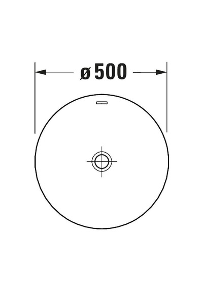 Duravit - Tulip Monoblok Lavabo 50 Cm Beyaz Duvardan Gidere Uygun - 2702500070- Beyaz