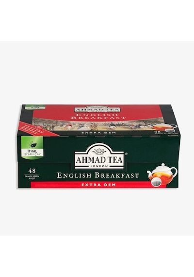 Ahmad Tea English Breakfast Demlik Poşet Çay 48 Li 154 G