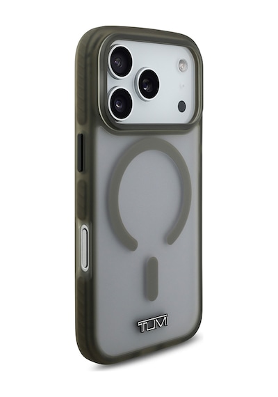 Apple Uyumlu iPhone 17 Pro  Kılıf Tumı Lisanslı M-safe Şarj Özellikli Buzlu Transparan Kapak Haki Haki