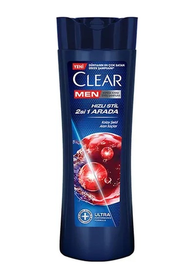 5 Adet Clear Men Şampuan Hızlı Stil 2 İn 1