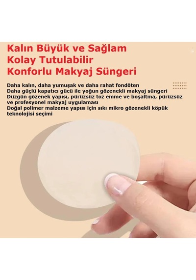 Melien Profesyonel Pamuk Şekeri Puf Makyaj Süngeri