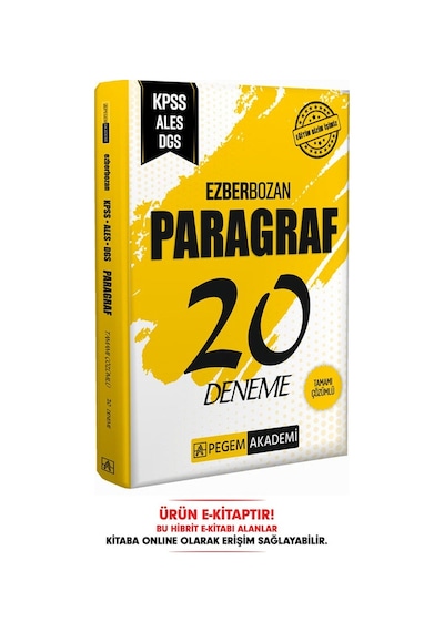 Ezberbozan Kpss Ales Dgs Paragraf 20 Deneme E-kitap