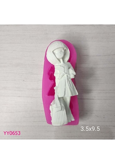 Yy0653 Çantalı Kız Silikon Kalıp