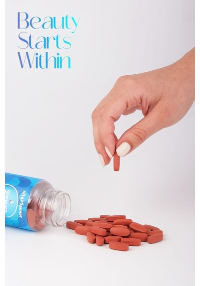 Glowing Skin Hyaluronic Acid, Glutatyon, Resveratrol, Coenzim Q10 Takviye Edici 60 Tablet