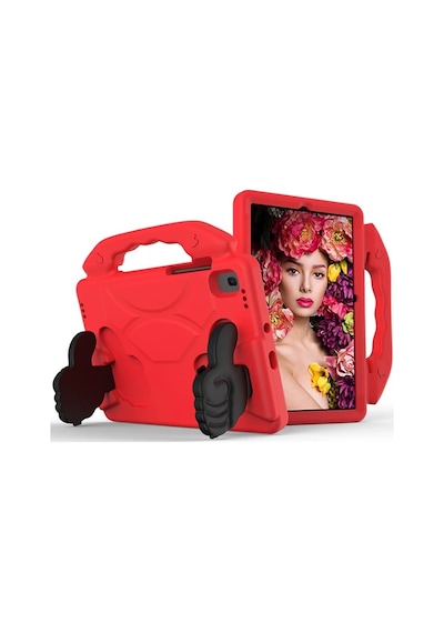 Ally Galaxy Uyumlu - Tab S6 Lite P610- P615 Tab 7 10.4 T500-t505 Kılıf Eva Çocuk Shockproof Standlı Taşınabi- 5775 Arka Kapak