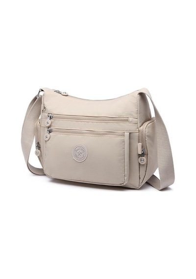 Smart Bags 1115 Krınkle Kumaş Postacı Çantası (Bej) Bej