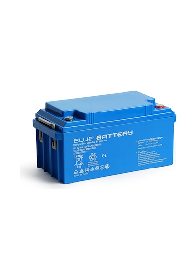 Blue Battery 12 V 65 Amper Bakımsız Kuru Akü Ups Aküsü
