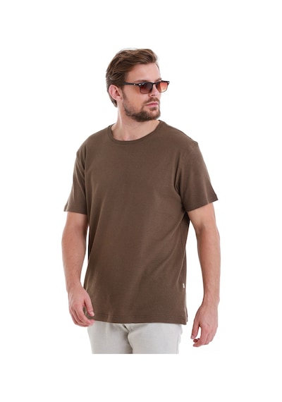 Hatemoğlu Kahverengi Regular Fit Düz Bisiklet Yaka Keten Tişört 35102024c012 008 Kahverengi Hatemoğlu Kahverengi Regular Fit Düz Bisiklet Yaka Keten Tişört 35102024c012 008 Kahverengi