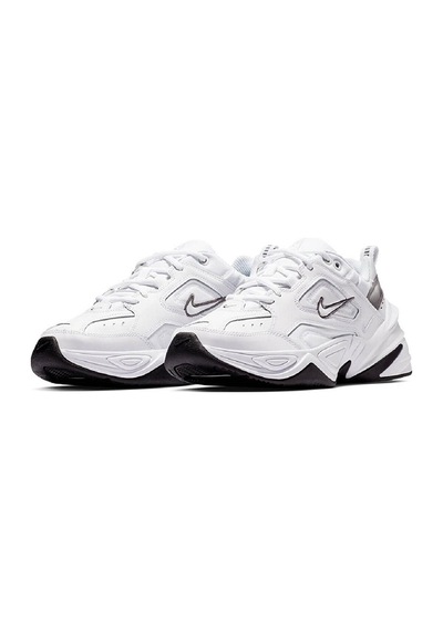 Nike M2k Tekno Leather Unisex Reflector Sneaker Hakiki Deri Beyaz Spor Ayakkabı