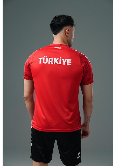 Hummel Milli Takım Line Kamp Tişört Kırmızı