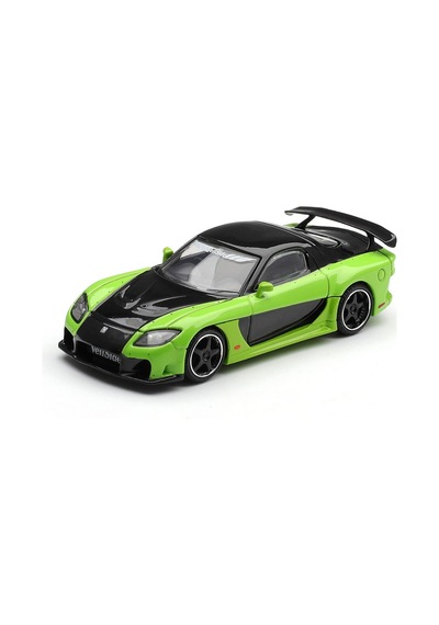 Bezos 1/64 Mazda Rx-7 Veilside Fortune7 Green Nxrlvng