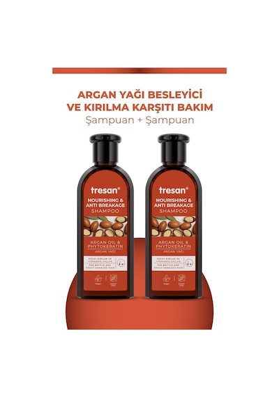 Argan Yağlı Ve Kırılma Karşıtı Bakım Şampuanı 300 Ml X 2 Adet