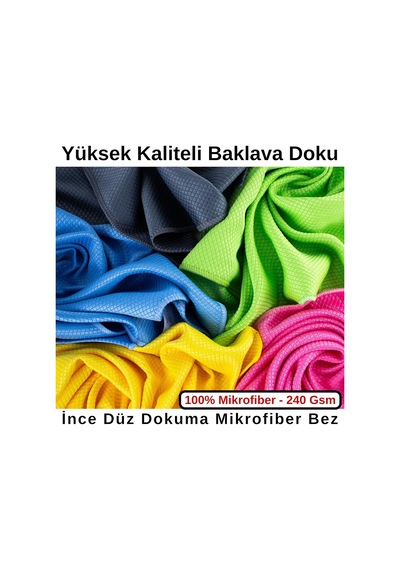 Sihirli Temizlik Ve Kurulama Bezi, 5-adet Karışık Renk Premium Baklava Mikrofiber Bez Seti 40x40 Cm, İz Tüy Leke Bırakmaz Emici Koku Yapmaz Çabuk Kuruyan Cam Hassas Ve Genel Temizlik Bezi Belirtilmemiş Sihirli Temizlik Ve Kurulama Bezi, 5-adet Karışık Renk Premium Baklava Mikrofiber Bez Seti 40x40 Cm, İz Tüy Leke Bırakmaz Emici Koku Yapmaz Çabuk Kuruyan Cam Hassas Ve Genel Temizlik Bezi Belirtilmemiş