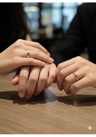4mm Gold Ve Gümüş Ren Paslanmaz Çelik Alyans Altın