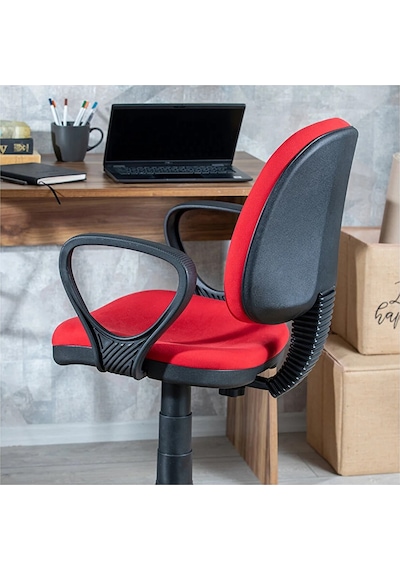 Ofis Sandalyesi CO 1001 Kırmızı Çalışma Sandalyesi