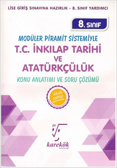 8 Sınıf Inkılap Tarihi Atatürkçülük Mps Soru Bankası Karekök Yay