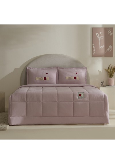 Karaca Home With Love Çift Kişilik Comfort Set Pembe