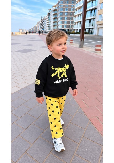 Elzo Collection Erkek Çocuk Safari Mood Yazılı Figür Detaylı Sweatshirt Gabardin Denim Kot Pantolon Alt Üst Takım Çok Renkli Elzo Collection Erkek Çocuk Safari Mood Yazılı Figür Detaylı Sweatshirt Gabardin Denim Kot Pantolon Alt Üst Takım Çok Renkli