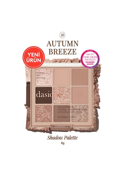 Dasique Mat Ve Işıltılı Renk Seçenekleri Sunan Far Paleti Shadow Palette 10 Autumn Breeze 10 Autumn Breeze