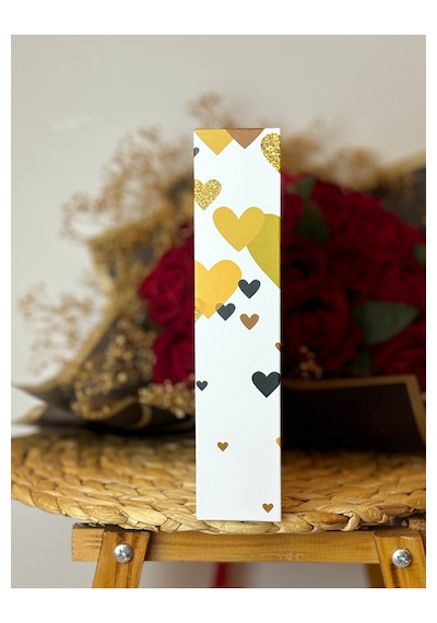 Rabsev Fotoğraf Albümü 15x21cm 100 Fotoğraf Kapasiteli Renkli Love You Desenli Anı Albümü