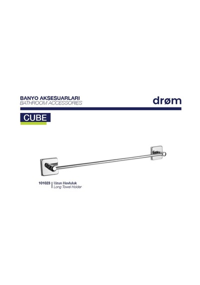 Cube Uzun Havluluk Krom
