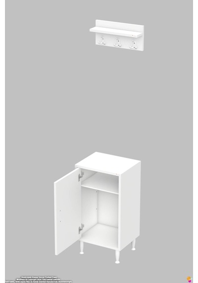 Aura Portmanto Vestiyer Ayakkabılık 1 Raf 2 Bölme 3 Kancalı Askılı Dar Alan Çok Amaçlı Dolap 40 Cm Aura Portmanto Vestiyer Ayakkabılık 1 Raf 2 Bölme 3 Kancalı Askılı Dar Alan Çok Amaçlı Dolap 40 Cm