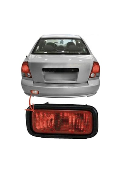 Hyundai Accent Admire Arka Tampon Reflektörü 2003--2006