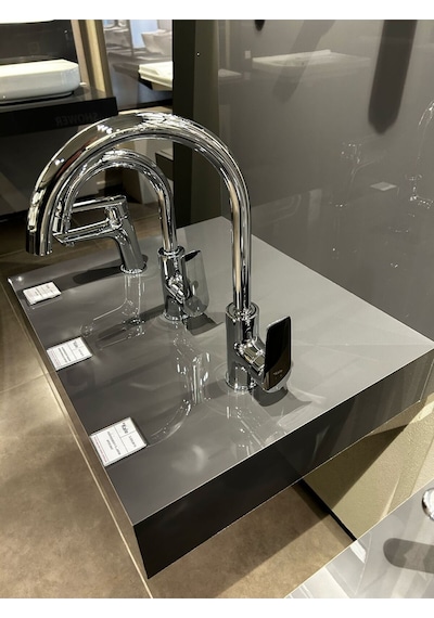 Tandem Banyo Lavabo Mutfak Bataryası Ve 53270 Tepe Duş Seti Gri