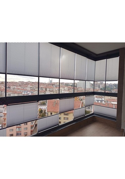 Plise Dekor Gri Plise Perde Yapıştırmalı 60g X 150y Cm Çok Renkli