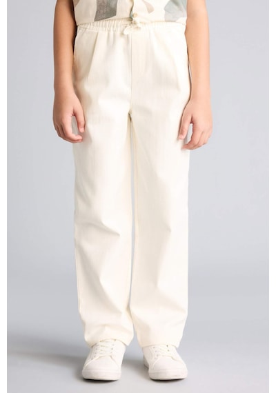 Defacto Carrot Fıt Standart Paça Gabardin Pantolon Erkek Çocuk E2218a826sper105 Ekru-er105