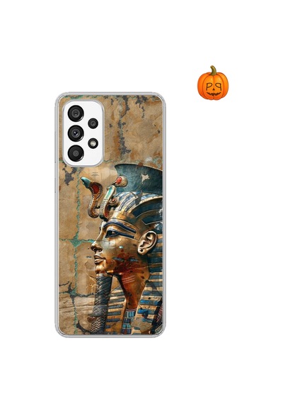 Samsung Galaxy A73 Uyumlu Şeffaf Kılıf Antik Mısır 6 Tasarımlı